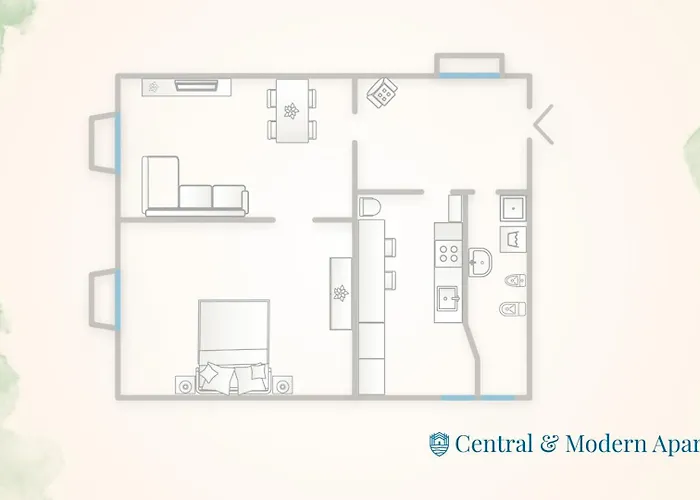 Central Modern Apartment 아파트 코모